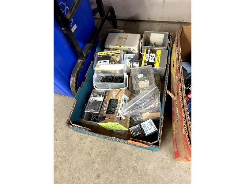 Box of New Fasteners