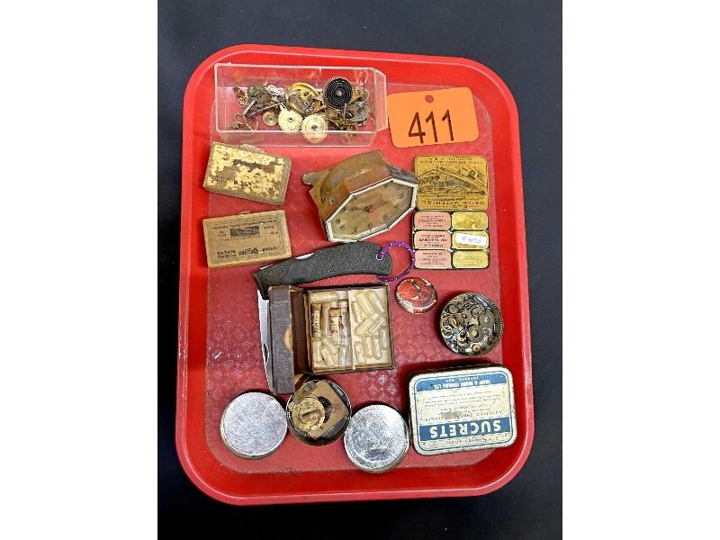 Tray of Watch Parts