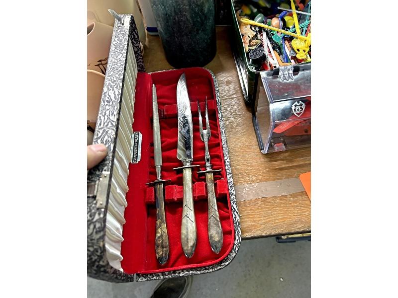 Carving Set, Etc.