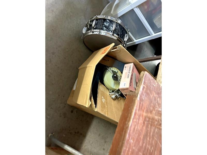 Snare Drum & Box of Phones