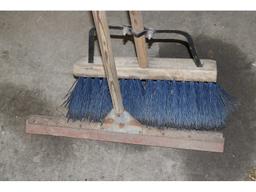 Fusion Tiller Attachment, Broom & Squeegee