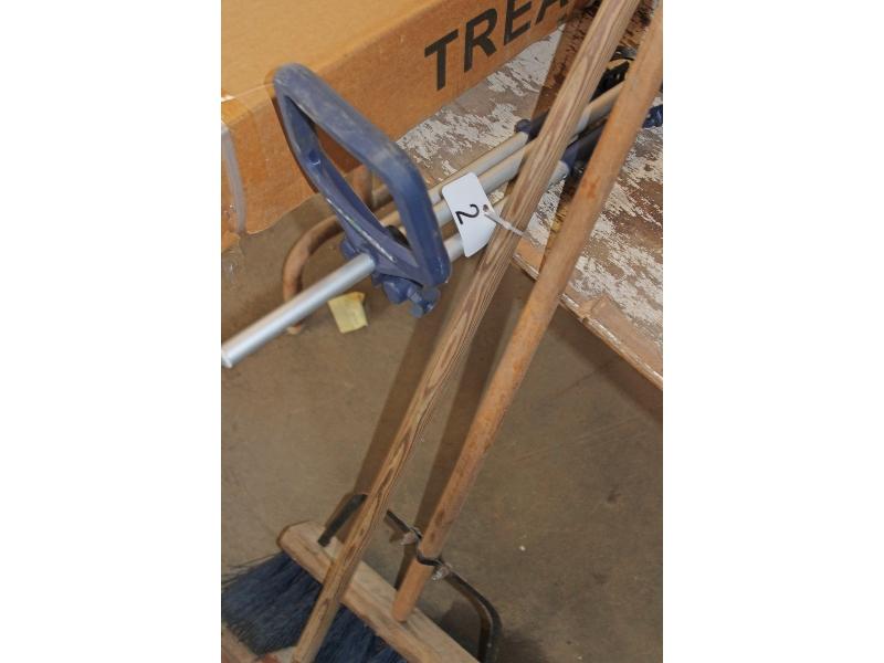 Fusion Tiller Attachment, Broom & Squeegee