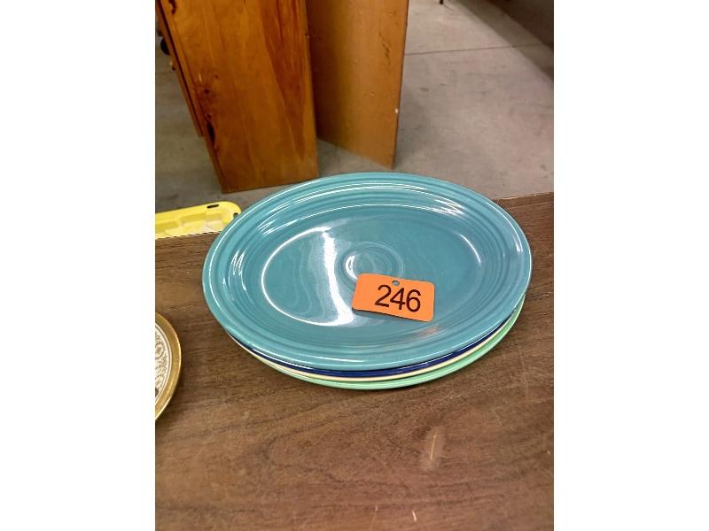 4 Fiesta Plates - 13"