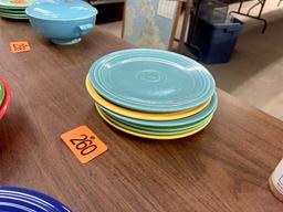 6 Fiesta Plates - 9.5"