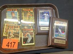 Tray of Baseball Cards