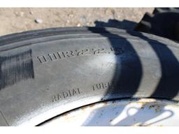 4 - 22.5- Tires on 6 Bolt Implement Rims