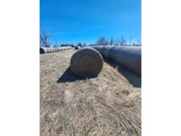 10  Hay Bales - 4x5 Net Wrapped 2024 Hay - Some Rain, Stored Outside