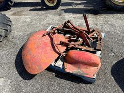 Cockshutt 40 Fenders, Drawbar, Etc.