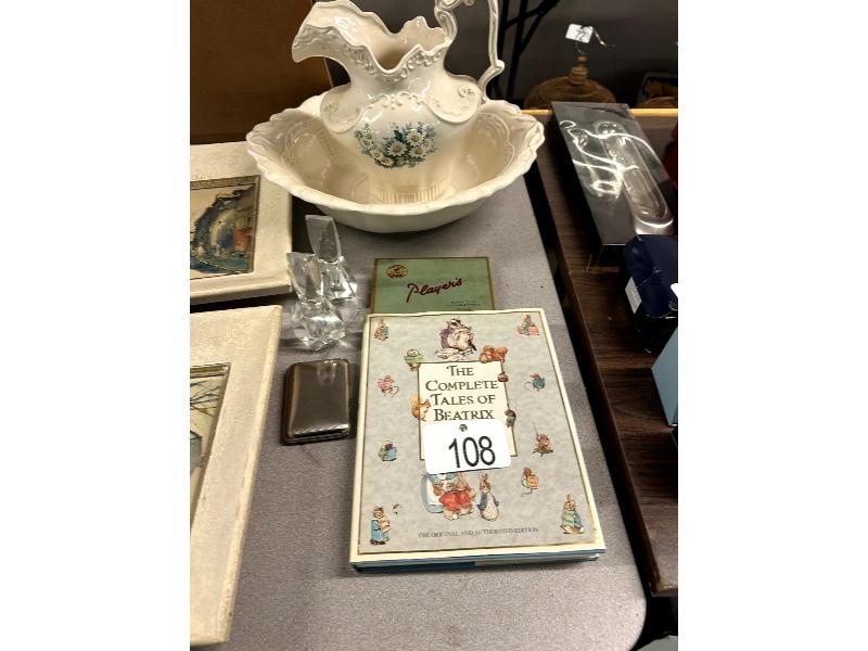 Beatrix Potter Books, Wash Set, Etc.