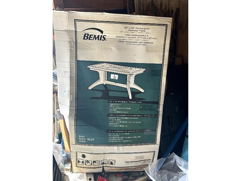 New Bemis Patio Table & 7 Chairs