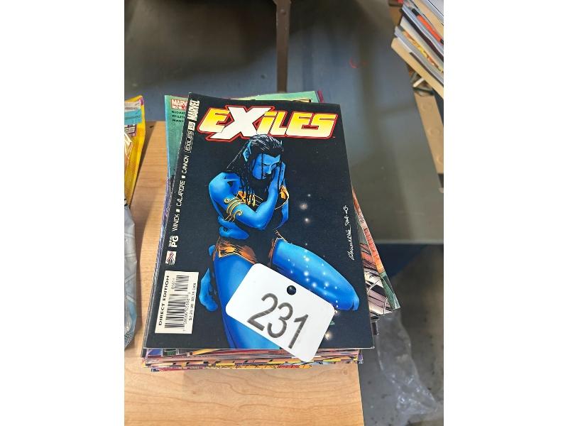 Stack of DC & Marvel Comics