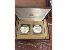 Commonwealth of The Bahamas 1973 2-$10 Coins
