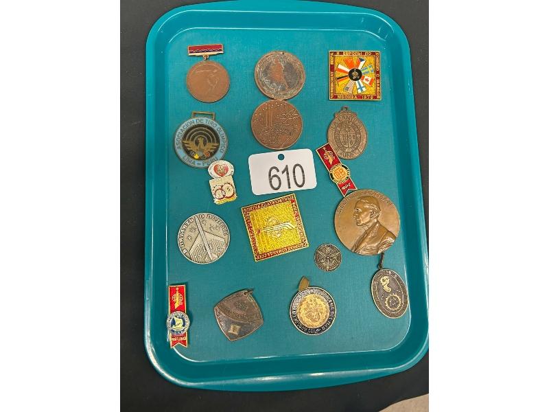Tray of Medals