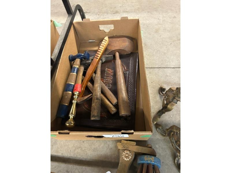 Box of Antique Tools