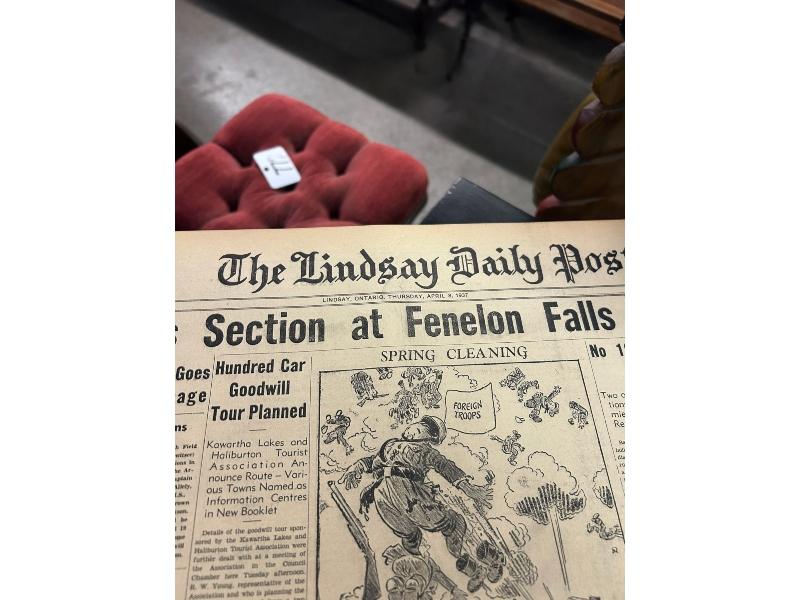 Lindsay Daily Post April - June 1937