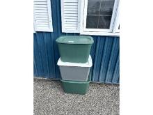 3 Empty Totes