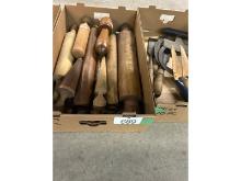 Box of Wooden Kitchen Tools
