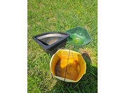 Corner Horse Feeders and Mineral Feeder