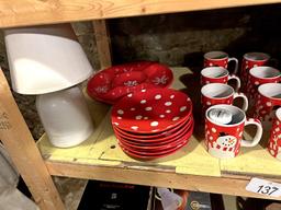 Shelf of Christmas Decor