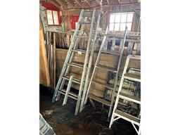 3 Wooden Ladders