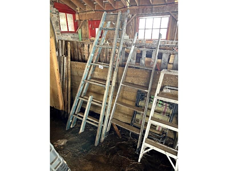 3 Wooden Ladders