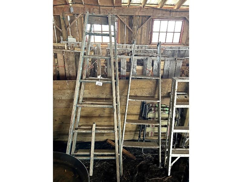3 Wooden Ladders