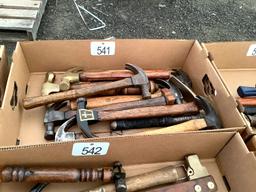 Box of Antique Hammers