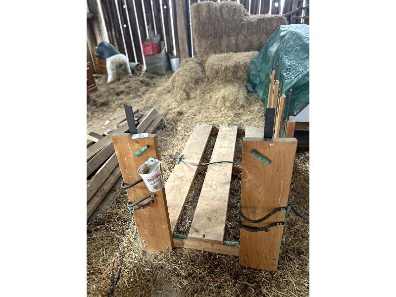 Wooden Platform & 140 Year Old Lumber