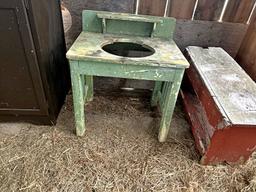 Antique Wash Stand & Bench