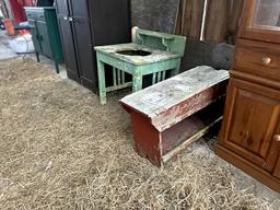 Antique Wash Stand & Bench