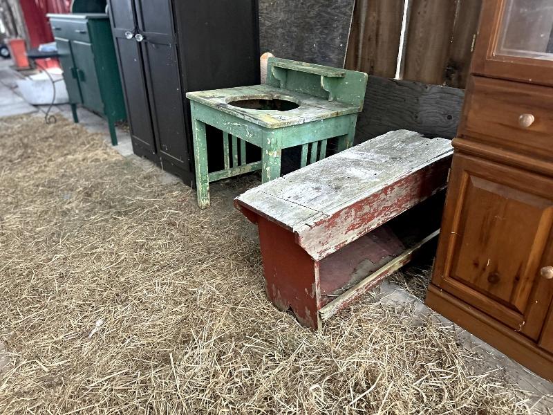 Antique Wash Stand & Bench