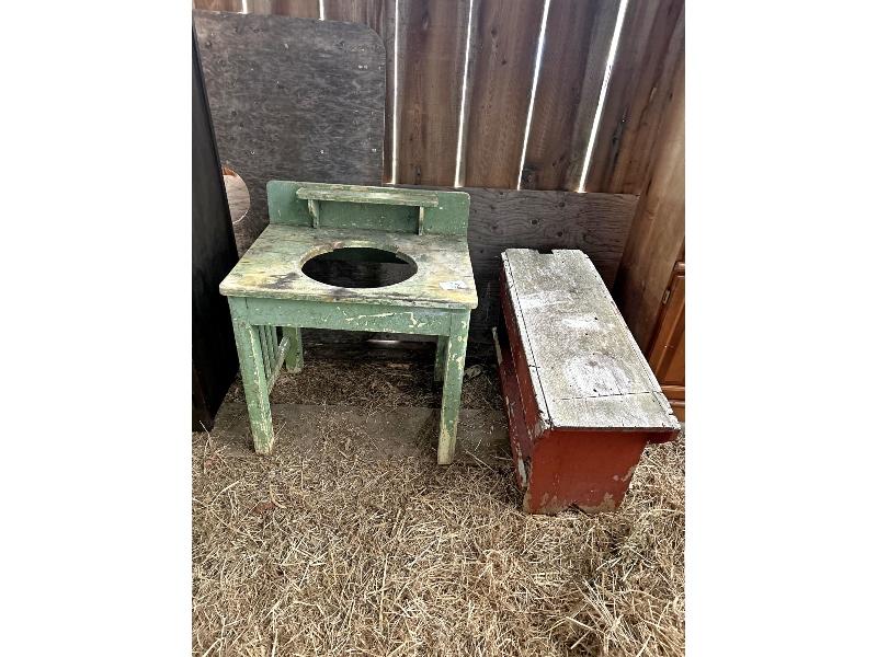 Antique Wash Stand & Bench