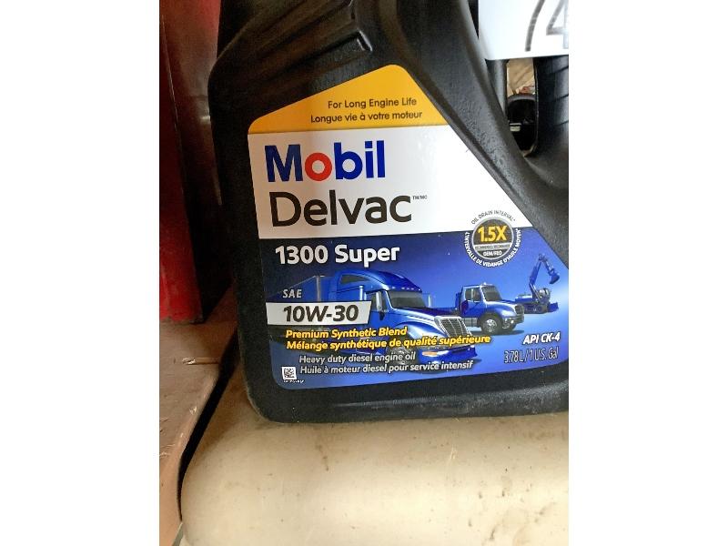4 Jugs of 10W30 Mobil Oil