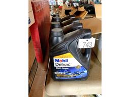 4 Jugs of 10W30 Mobil Oil