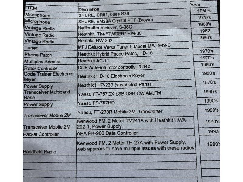 CB & Ham Radio Equipment