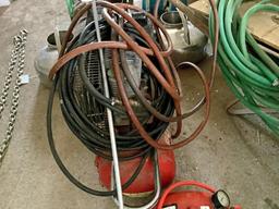 Air Compressor, Hoses & Blow Gun