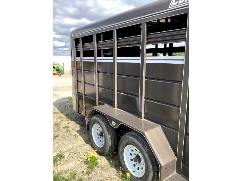 2020 Corn Pro 14' Livestock Trailer - Like New, Has Ownership