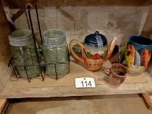 Jars & Teapot