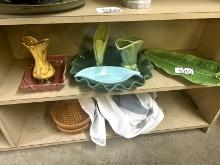 Shelf of Glassware