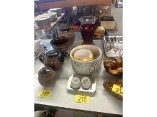 Row of Glassware