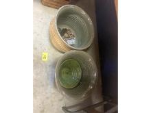 2 Stoneware Planters