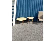 2 Marble Top Tables