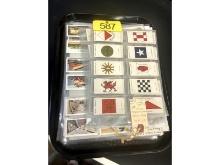 Tray of Cigarette Cards