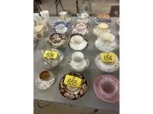 Row of Cups & Saucers