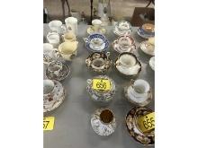 Row of Cups & Saucers