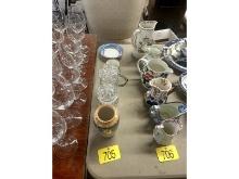 Row of Glassware