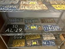 Shelf of License Plates
