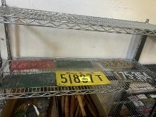 Shelf of License Plates