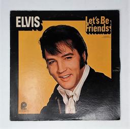Elvis Presley "Let's Be Friends" Vintage Record Album