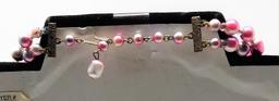 Necklace & Earring Set w/ Multi-Colored Beads